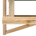 thumbnail image 3 of vidaXL Bird Feeder Green and Natural Wood Solid Fir Wood Small, 3 of 7
