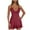 Wine, variant on Nightgowns for Women Soft Pajama Dress Lace Trim Deep V Neck Spaghetti Strap Sleep A-line Mini Dresses (XL, White)