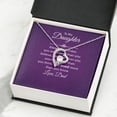 thumbnail image 4 of To My Daughter Always Remember Forever Necklace w Message Card, 4 of 8