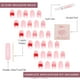 thumbnail image 4 of Press On Nails Glamnetic x Hello Kitty® con acabado de terciopelo rojo, 4 of 6