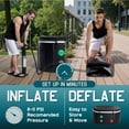 thumbnail image 6 of Jocisland Inflatable Cold Plunge Tub for Athletes, Ice Bath Tub with Insulated Lid Non-Slip Mat, Water Chiller Compatible, Portable for Outdoor & Indoor Recovery, 150 Gal, 59"L x 32"W x 28"H, 6 of 9