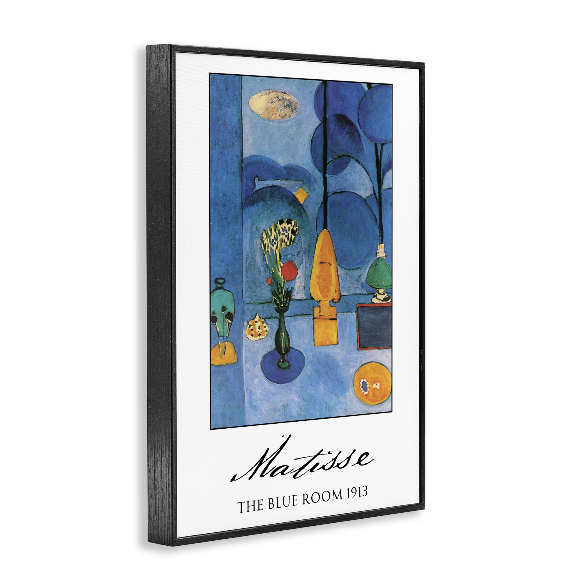 Matisse The Blue Room Black Framed Giclee Art, design by Vintage Hustle