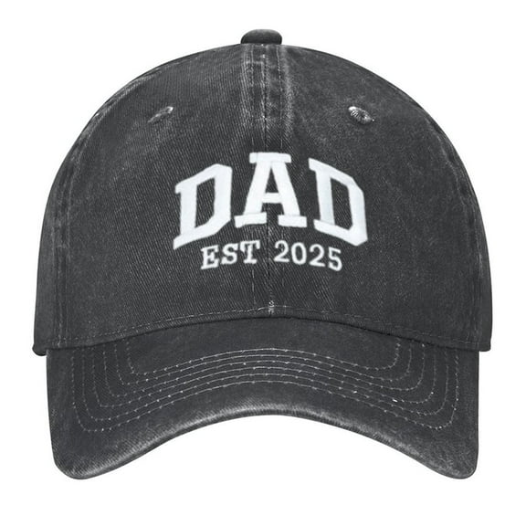 New Dad Gift  DAD Cap Print Vintage Wash Dad Hat Adjustable Curved Brim Baseball Cap,Made In USA,Casual Outdoor Sports Fishing Cap for Men and Women