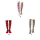 thumbnail image 4 of Minnieouse 1 par de medias por encima de la rodilla para mujer, calcetines ajustados transpirables de punto transpirables para viajes y fiestas de Type1 NO1, 4 of 6
