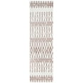 thumbnail image 2 of SAFAVIEH Cedar Brook Jamison Geometric Cotton Runner Rug, Ivory/Rust, 2'3" x 8', 2 of 6