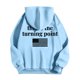 thumbnail image 5 of MHFRRA Sudadera con Capucha Gráfica con Diseño para Uso Informal Azul claro, 5 of 5