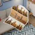 thumbnail image 4 of Custom Photo Collage Blanket for Family, Customized Bed Blanket with 10 Pictures & Text for Best Friends Kids Personalized Your Own Photos on Throw Blanket for Birthday Memorial Gifts, 4 of 6