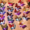 thumbnail image 3 of Led Butterfly Decoration Night Light, 3d Butterfly Sticker Wall Light, Butterfly Decoration Night Light For Garden Backyard Lawn, 3 of 4