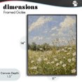 thumbnail image 4 of Stupell Industries Traditional Wildflower Field Beneath Blue Sky Black Framed Giclee Art, 11 x 14, by LSR Design Studio, 4 of 8