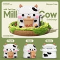 thumbnail image 4 of Funda para AirPods 4 Skyconser Cute Cow con kit de limpieza, 4 of 6