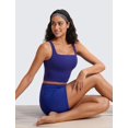 thumbnail image 3 of Top corto Butterluxe CRZ YOGA color azul Larkspur XXS, 3 of 5