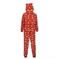 thumbnail image 4 of Guardurnaity Pijama familiar a juego, mono de Navidad, mono clásico de manga larga, ropa de salón, mono cálido informal para fiesta, ropa de casa conjuntos de ropa  Mujer M, 4 of 6