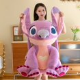 thumbnail image 1 of Disney Lilo &amperio; stitch - Muñeco de peluche, Animal kawaii grande, Ángel rosa, Almohada para dormir en pareja, Material blando, 110 cm, 4,25 kgzhangmengya110cm+ zhangmengya unisex, 1 of 1