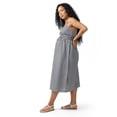 thumbnail image 2 of Ingrid & Isabel For Every Belly Women's Maternity Gingham Woven Dress, Size S-XXL, 2 of 10
