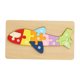 thumbnail image 2 of Rompecabezas de madera para preescolar, desarrollo temprano, juguetes Montessori, juguete de viaje para Avión, 2 of 9