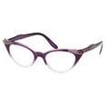 thumbnail image 5 of Gamma Ray Women's Reading Glasses - 4 Pairs Chic Cat Eye Ladies Fashion Readers, 5 of 6