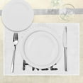 thumbnail image 3 of Ambesonne Adventure Place Mats Set of 4, Sunrise Arrows Forest, Standard Size, Black White, 3 of 6