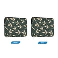 thumbnail image 7 of FORMRS 13-13.3 inch Laptop Sleeve Case Soft Carrying Quilted Computer Bag Cover, Green Leaves, 7 of 7