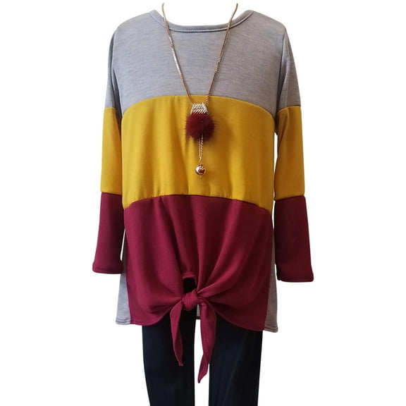 Toddler Girl Long Sleeve Shirt Tunic Pant Legging Girls 3 Pieces Clothing Top Set Burgundy 4 (21JK52S)