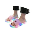 thumbnail image 3 of Win s Way LED Light Up Slippers for Men Women Couple Motion Sensor Rainbow Sandals Waterproof Quick Dry Bathroom Slides Non Indoor Outdoor Summer House Shoes, 3 of 8