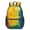 Pink and Yellow, variant on Blue and Purple Tie Dye Pattern 17" School Backpacks for Teens,Waterproof Oxford Fabric,S-Shape Padded Straps for School,Travel,Hiking,Camping