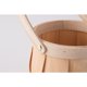 thumbnail image 4 of Cesta de almacenamiento decorativa de madera con astillas de madera Natural, pequeña y redonda, Vintiquewise, con asa, cesta de astillas de madera vintage tejida a mano, 4 of 5
