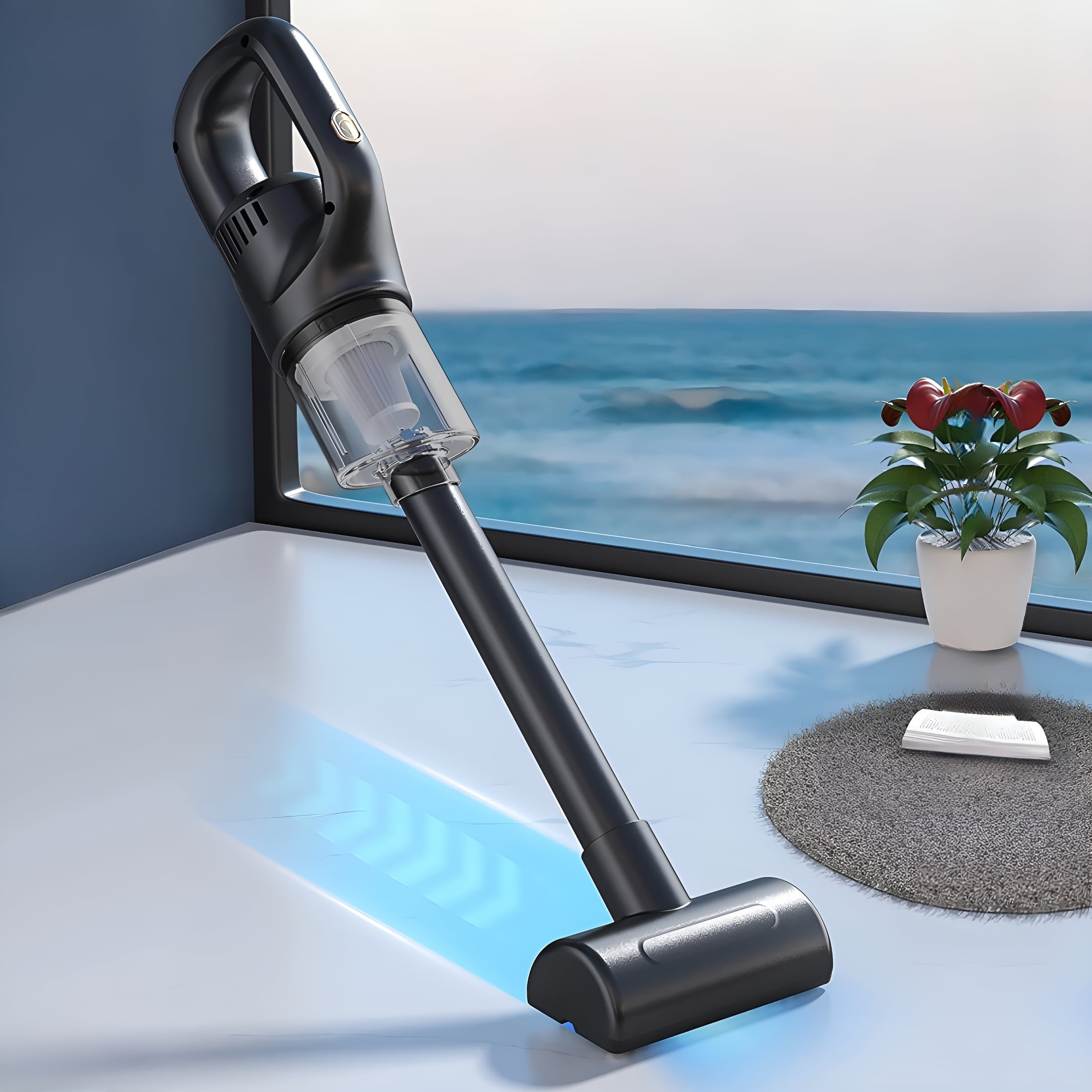 ZEPARO Handheld Vacuum Cordless,10000PA Powerful Suction Handheld Vacuum Cleaner for Car&Home&Office Pets Hair Cat Litter Cleaning,Cordless Hand Held Vacuums,Type-C Fast Charging