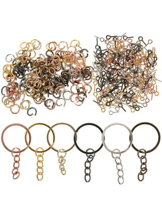 Pawfly 100 Pack 1/2 Inch Small Key Rings Bulk Split Keychain Rings for Keys  Organization DIY Arts Crafts
