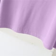 thumbnail image 4 of Fashion $15 & under Olyvenn Casual T-Shirt for Women Solid Color Soft Athletic Blouse V-Neck Short Sleeves Shirts 2025 Summer Vacation Tee Tops Purple 12, 4 of 5