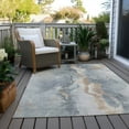 thumbnail image 6 of Addison Rugs Chantille Indoor/Outdoor Transitional Abstract Gray Washable Rectangle Rug, 8' x 10', 6 of 6