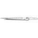 thumbnail image 3 of 1 Set Stainless Steel Welding Taper Feeler Gauge Rulers Hole Inspection Measuring Tool Triangular Wedge Feeler 1-10mm_A, 3 of 5