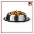 thumbnail image 3 of HomeHunch Dog Bowl Set of 2 Food Bowls for Cat Dogs Stainless Steel 16oz, 3 of 5