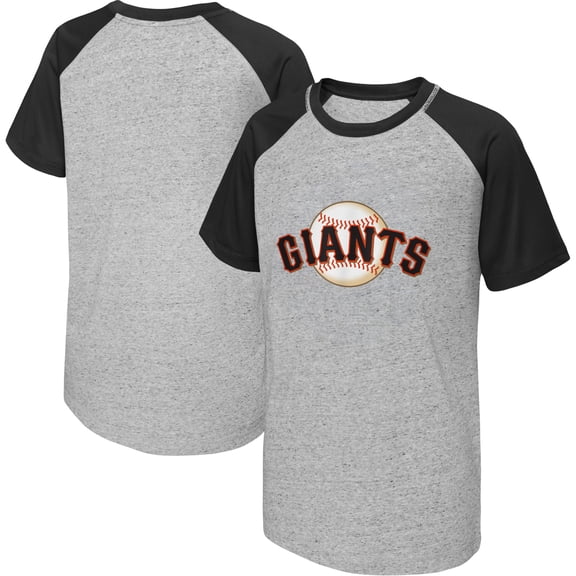 Youth MLB Productions Heather Gray San Francisco Giants MBSG T-Shirt