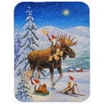 thumbnail image 1 of Carolines Treasures ACG0102LCB Christmas Gnome Riding Reindeer Glass Large Cutting Board, 1 of 1