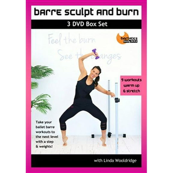 Barlates Body Blitz Barre Sculpt and Burn 3 DVD Set - 9 Workouts with Linda Wooldridge