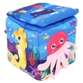 thumbnail image 1 of CAJA de Pañuelos para Bebé, Lindos Dibujos Animados, Educativos Tempranos, Juguetes Sensoriales de Peluche Suaves con 8 Bufandas, 3 Pañuelos para Bebés, Niones Pequeños,, 1 of 7