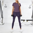 thumbnail image 6 of Workout Sets for Women 2 Piece - Seamless Yoga Outfits Shorts and Padded Sports Bra Gym Athletic Clothing Set Gym Yoga Active Wear Outfits Sports Bra Gym Clothes Sets (S,Light Pink), 6 of 6