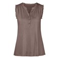 thumbnail image 5 of LASCANA Women's Ruffle Detail Tank Top Ruffles, 5 of 5