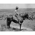 thumbnail image 2 of Smith, Erwin 18x15 White Modern Wood Framed Museum Art Print Titled - A Texas cowboy, 1907, 2 of 4