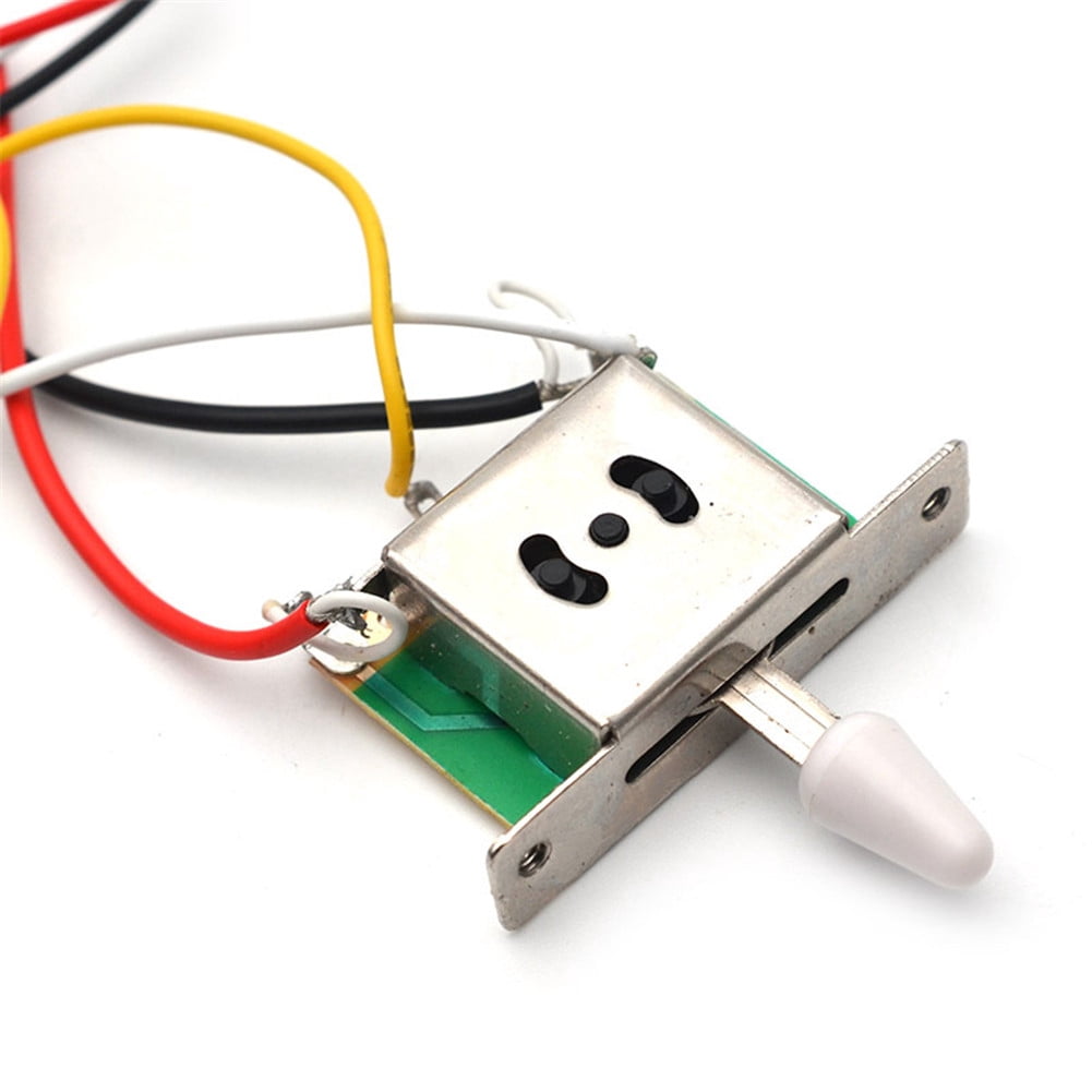 50mm/52mm Wiring Harness Electric Guitar Humbucker Pickups with Knob Cap for ST