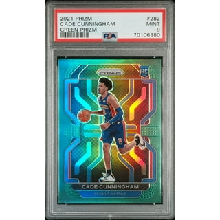 Cade Cunningham Detroit Pistons Autographed 2021-22 Panini Prizm Emergent #22 Beckett Fanatics Witnessed Authenticated Rookie Card