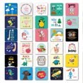 thumbnail image 3 of 60 piezas de notas para la lonchera escolar lindas tarjetas de notas alentadoras con tarjetas para la lonchera para niños escritas a mano 60 piezas/juego de tarjetas para el, 3 of 8