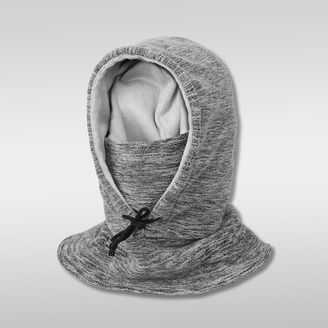 Men Women Winter Balaclava Warm Windproof Fleece Lining Drawstring Neck Gaiter Cycling Hiking Running Outdoors Hat