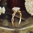 thumbnail image 3 of vylahjewellery Vintage Oval Cut Diamond Wedding Ring 10K Vermeil Yellow Gold Twisted Engagement Ring Unique Promise Anniversary Bridal Jewelry Gift for Womens, 3 of 6