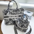 thumbnail image 5 of ShenMo BOOK TOTE, Embroidered Cotton Bag Large, Brand New black large, 5 of 5