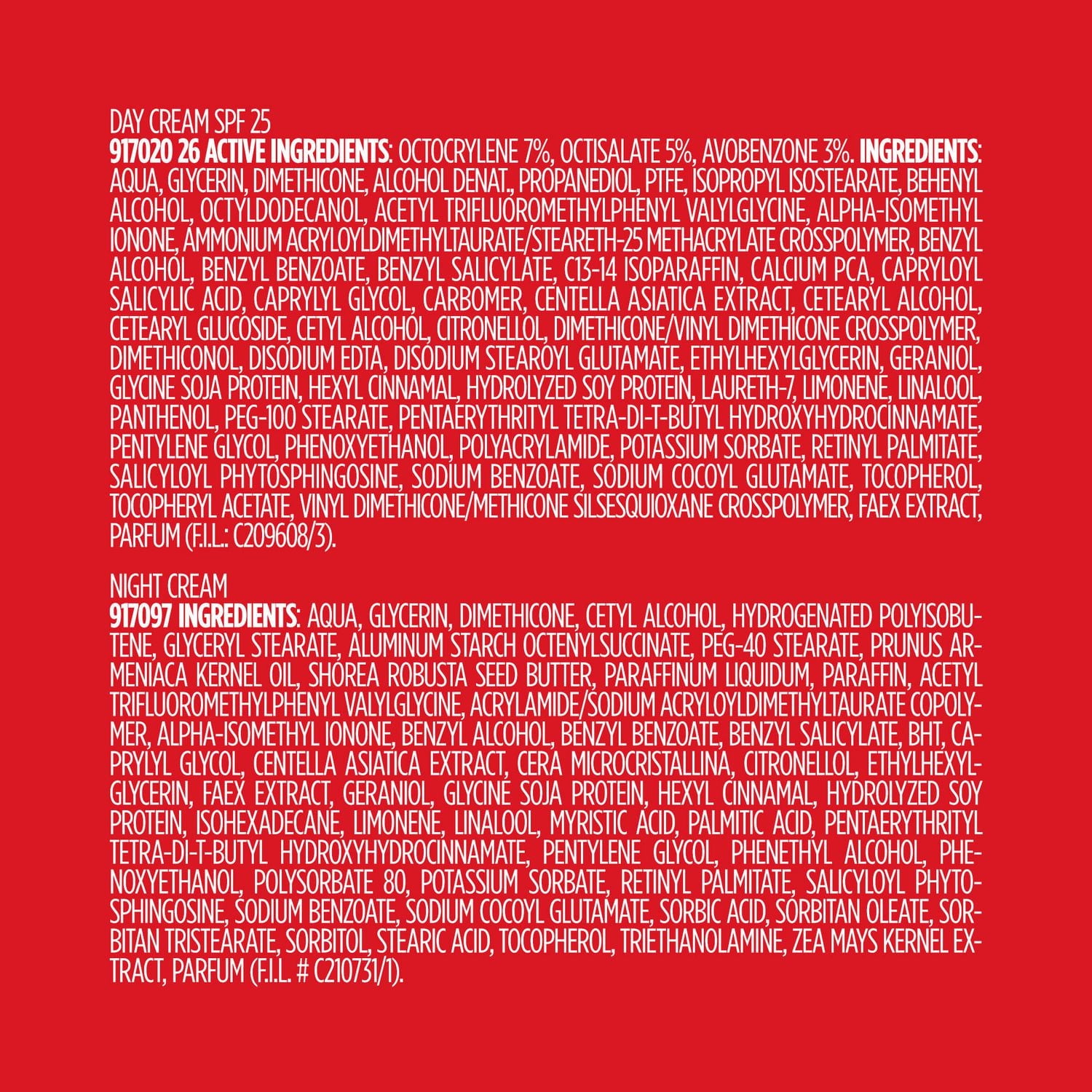 L'Oreal Paris Revitalift Anti-Wrinkle + Firming Crèmes Jour et Nuit avec Pro-Retinol et Centella Asiatica, 2x50 mL