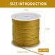 thumbnail image 2 of Cordón TONIFUL de nylon satinado dorado 1 mm x 90 m, 2 of 6