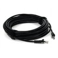 thumbnail image 2 of AddOn 25ft Black CAT 6 PVC Ethernet Cable Snagless Bubble Boot RJ-45 M/M, 2 of 4
