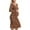 Coffee, variant on Gyujnb Scoop Neck Ribbed Knit Midi Maternity Dress Long Sleeve Side Slit Stretchy Bodycon Elegant Fall Winter Pregnancy Wear,M