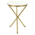 thumbnail image 1 of Safavieh Table d'Appoint Mary en Marbre Blanc et Or, 1 of 4